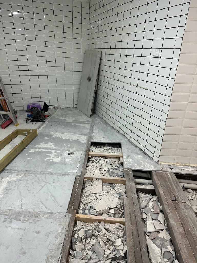 Evolve Physio clinic space under construction